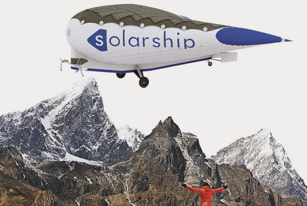Lefigaro.fr : Solar Ship, un avion-cargo solaire aux ailes gonflées à l&rsquo;hélium