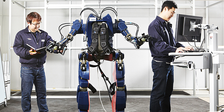 H+ MAGAZINE : Hyundai dévoile son prototype d&rsquo;exosquelette Iron Man Suit