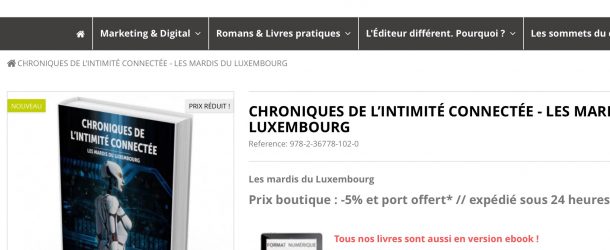 Actu. | Ouvrage collectif : Chroniques de l’intimité connectée