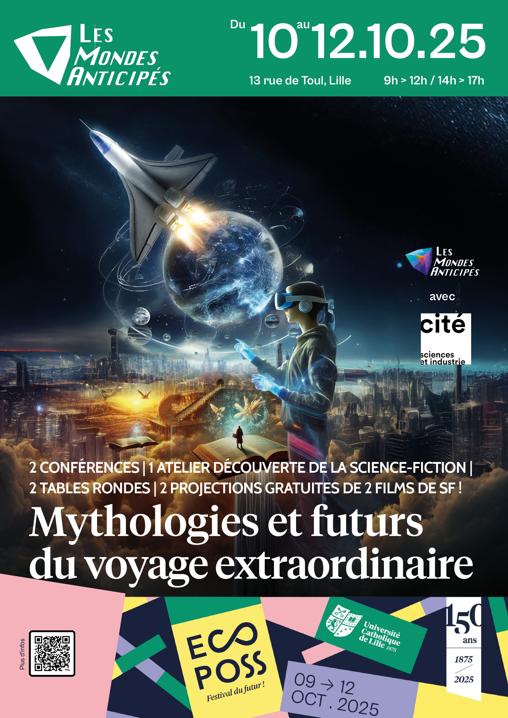 Les Mondes Anticipés à Lille pour la deuxième édition d&rsquo;Ecoposs | Événement